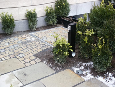 Hebebühne als Mülllift